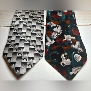 Vintage Disney Mickey Mouse Neck Ties